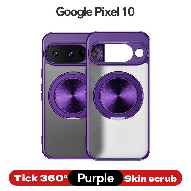 Совместимый магнитный чехол для зарядки Google Pixel 10 Pro XL с подставкой 360° и защитой с ощущением кожи