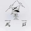 Geometric Furniture Handles Zinc Alloy Drawer Pulls Cabinet Knobs  For Cabinets, Wardrobes, Drawers