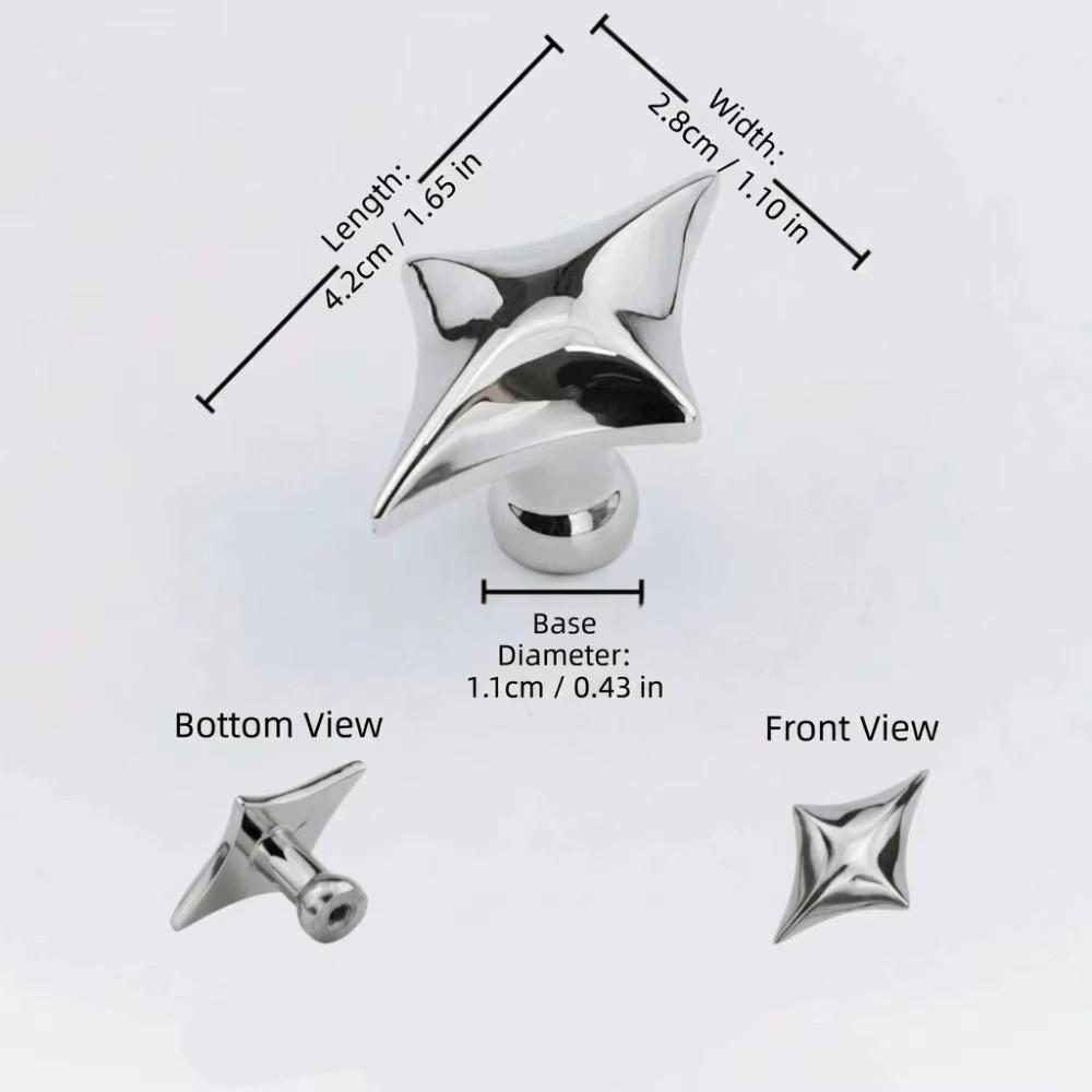 Geometric Furniture Handles Zinc Alloy Drawer Pulls Cabinet Knobs  For Cabinets, Wardrobes, Drawers