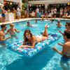 Inflatable Pool Float Mat Adult-sized Giant Pool Float Mat Pool Float Lounger Blow Up Inflatable Floatie Tanning Bed For summer