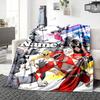 Custom Name Power Rangers Teamup Party Blanket For Couch Bed Plush Cozy Fuzzy Blanket Super Soft Warm Blankets For Fall And Winter 0916262
