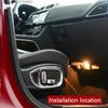 ABS Car Front Seat Adjustment Button Frame Trim Cover Sticker Fit For Jaguar XE XF F-Pace 2016-2018 Auto Interior Accessories