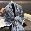 Design Satin Silk Shawl Hijab Scarf Women Fashion Summer Sunscreen Beach Stole Wraps Bufanda Female Headkerchief Echarpe New