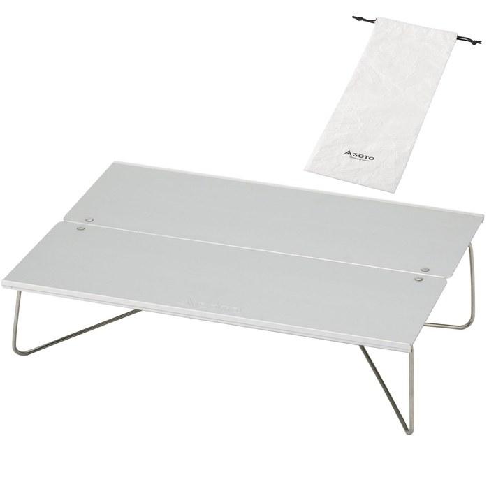 SOTO Field Hopper Trek ST-633 Походный стол Мини/Обычный размер (Легкий/Алюминиевый) 29,7 x 21 x 7,8 см