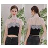 Clothes Accessories Shirt Fake Collar Embroidered Blouse Detachable Collar  Women Lady