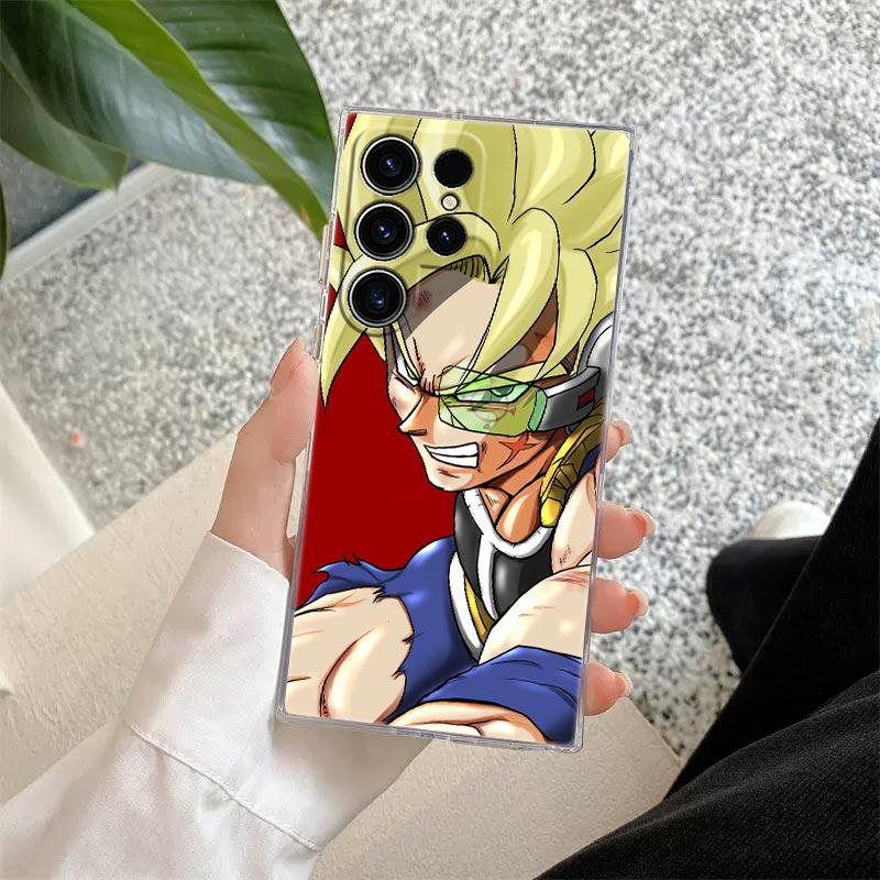 Phone Case For Samsung Galaxy S26 Ultra S25 S24 S23 S21 Ultra S20 FE S22 S26 Plus S25FE Clear Cover Super Saiyan Cool Son Goku