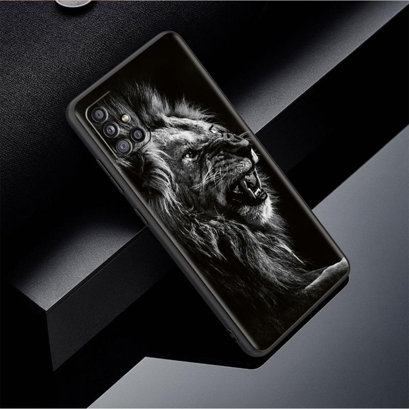 Чехол с изображением волка и льва для Samsung Galaxy A54 A52 A14 5G A53 A12 A13 A71 A23 A34 A33 A21s