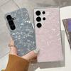 Чехол с узором Aurora Shell для Samsung S24 S23 S22 S21 Plus Ultra FE A05 A12 M12 A54 A55 A14 A15 A21S A22 5G A23 A34 A35 A52 A53