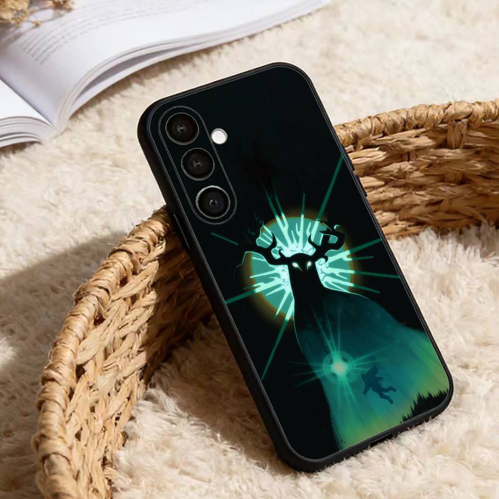 Чехол для телефона O-Outer W-Wilds Game для Samsung Galaxy A20, 21s, 22, 31, 32, 52, 53, 72, 73, 80, 91, Мягкий черный корпус