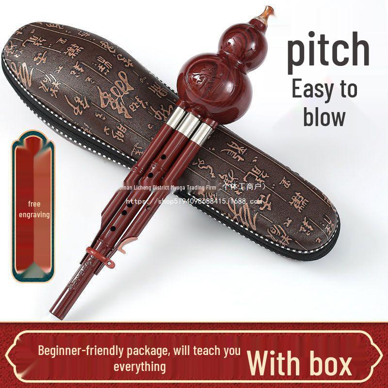 Beginner Hulusi Gourd Flute for Primary School Students - Ethnic B-flat and C Key Musical Instrument