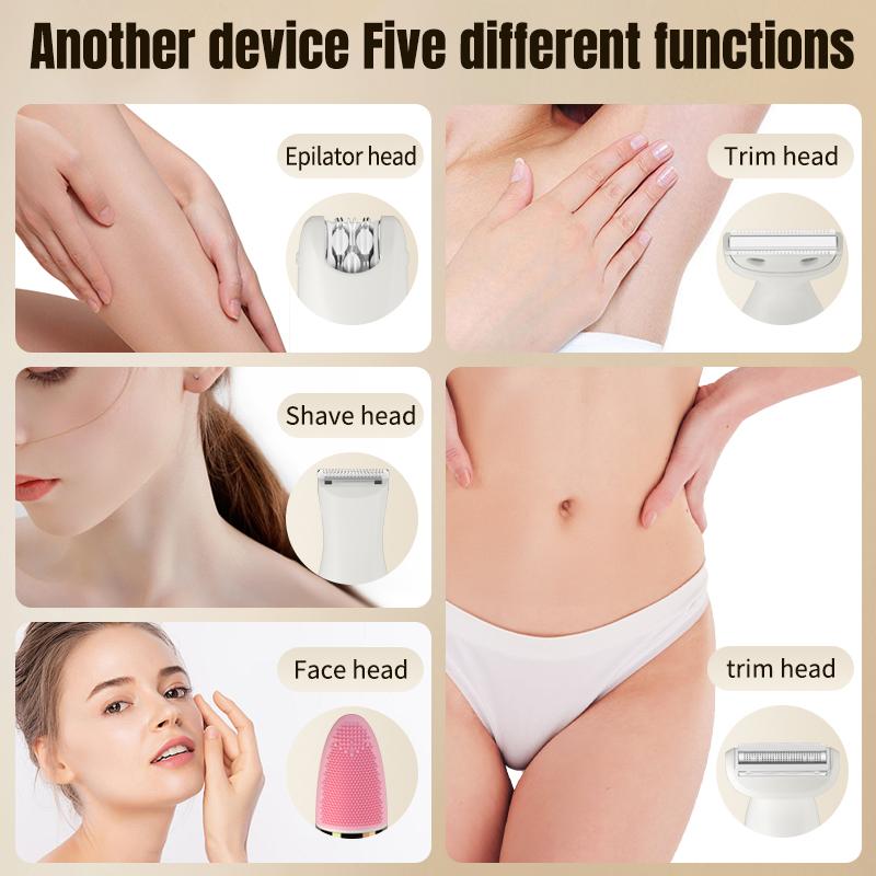 Горячая распродажа женская многофункциональная бритва бикини бритва электробритва удаление волос массажная расческа
