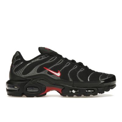 Мужские кроссовки Air Max Plus Carbon Fiber, черные, университетский, красный металлик, серебристый HF4293-001