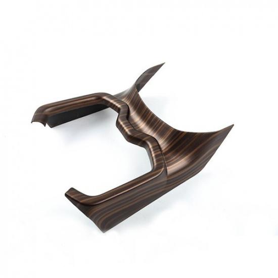 Peach Wood Grain Front Water Cup Holder Cover Trim Fit For Toyota RAV4 -2024