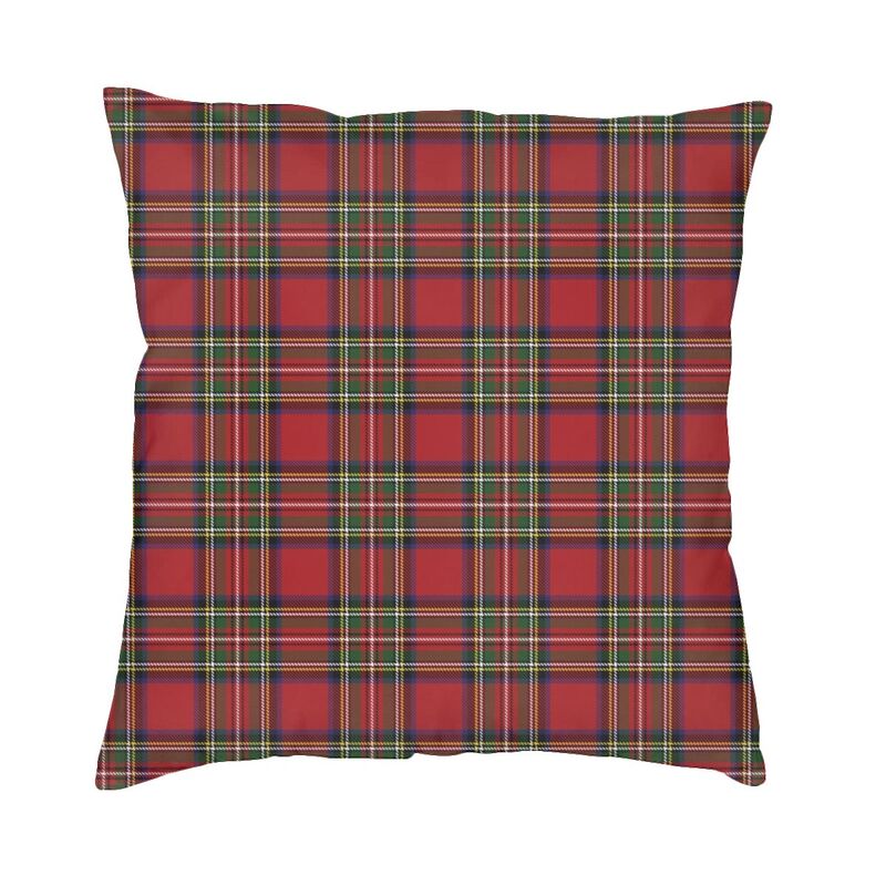 Black Watch Tartan Modern Cushion Covers Scotland Art Soft Cute Pillow Case Decoration Salon