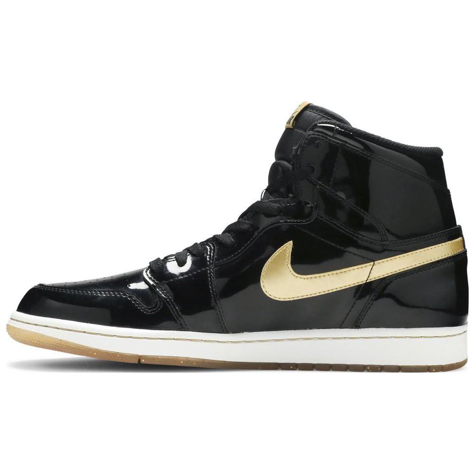 Jordan 1 Ретро Черный Металлик Золотой 2013 555088-019