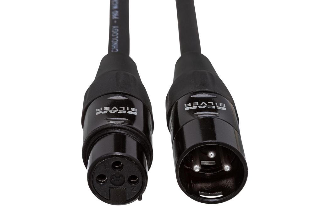 Hosa XLR Mic Cable 1.5m Male-Female HMIC-005 Black