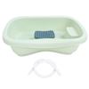 Bedside Shampoo Basins Sink Shampoo Bowl Hair Washing Basin with Hose Brush for Pregenant Women