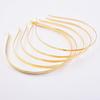 Stainless Steel Headbands Smooth Metal Hair Hoop All-match Hair Band For Women Girl Gold Sliver Black Hair Accessories Headwear