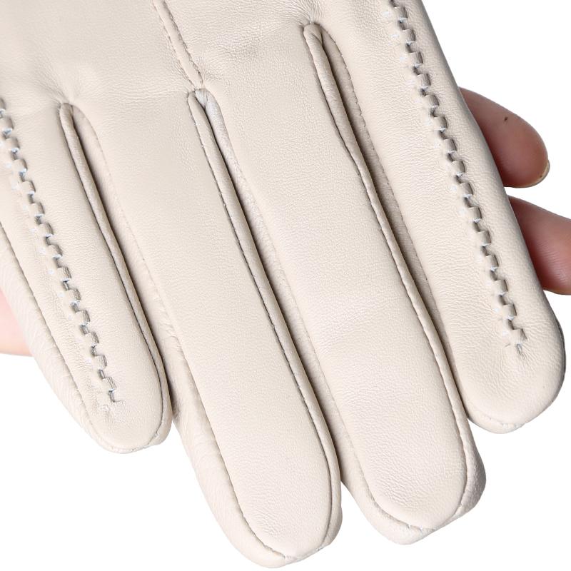 Fashion Women's Gloves Color Sheepskin Winter Warm Thin Touch Screen Gloves High Quality