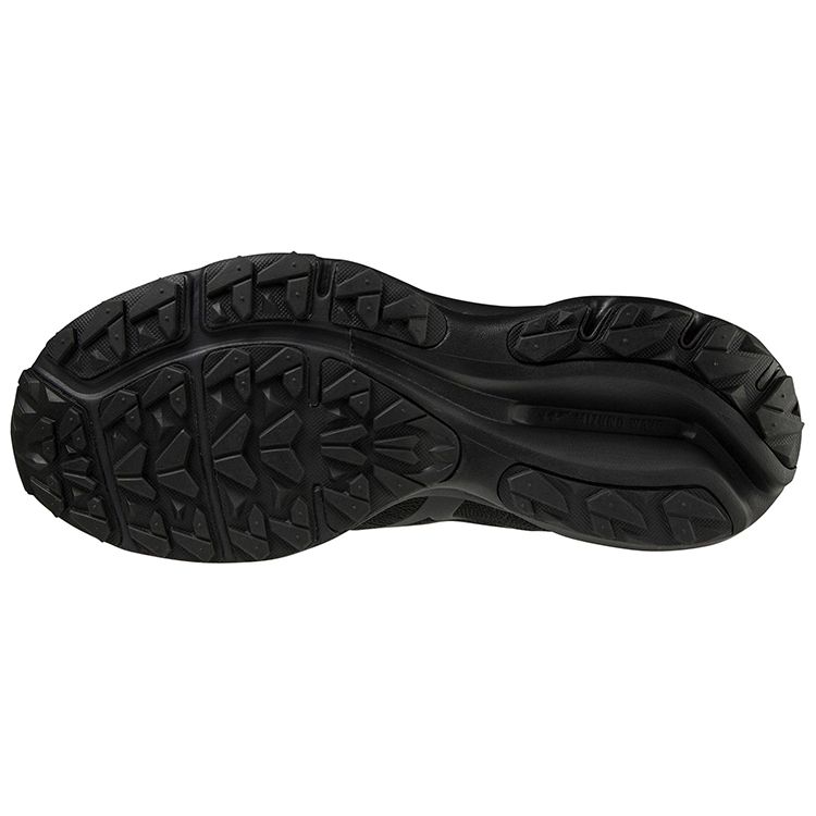 Mizuno Wave Rider Удобная ткань Нескользящие Прочные Дышащие Низкие Повседневные Кроссовки для Бега Мужские Кроссовки Черные J1GC217915