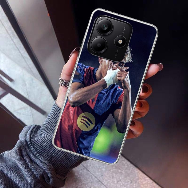 L-Lamine Y-Yamal 19 Phone Case For Xiaomi Redmi Note 15 14 14S 13 12S 12 Pro Plus 11S 11 10S 10 4G Cover 11E 11T 5G Print Fundas