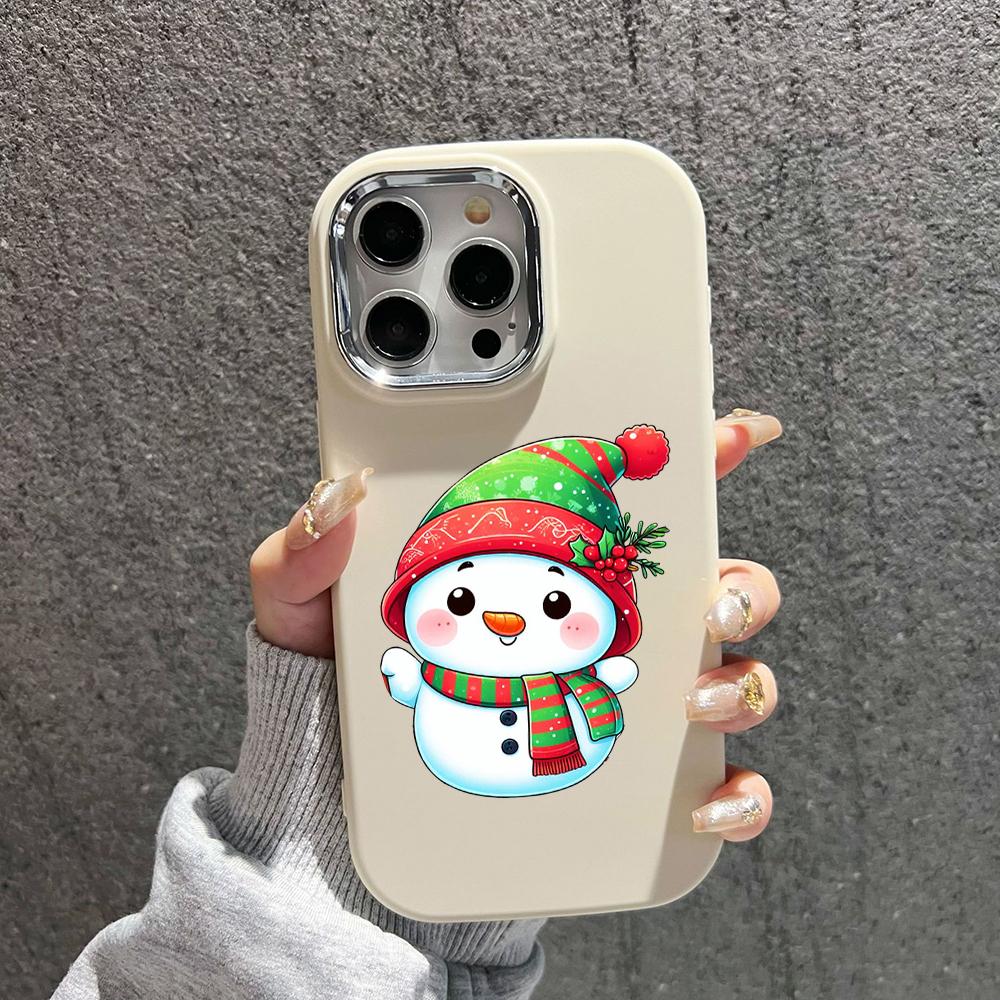 N98 С Новым годом, Рождеством, мягкие чехлы для телефонов iPhone 16 Pro Max Xiaomi 11 Lite Redmi 13C Note 11s, защитная рамка для камеры, задняя крышка