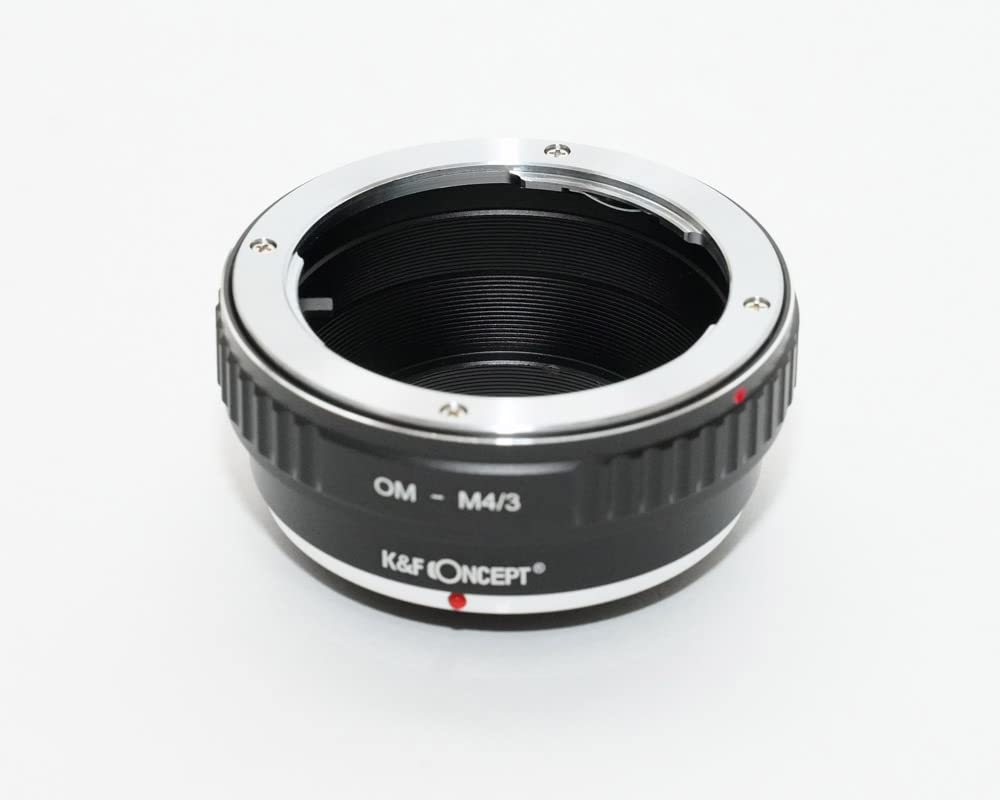Адаптер Olympus OM Micro Four Thirds с салфеткой для линз K&F mount-m4/3 om-m43 (КФМ43)