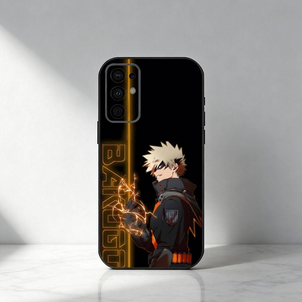 K-Katsuki B-Bakugo Из MHA Чехол для телефона Для Samsung S25,S24,S21,S22,S23,S20,Ultra,S26,Plus,Fe,Note,5G Черный Чехол