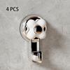 4 Pcs Light Luxury Multi-Purpose Hook Detachable Wall Mount Hook 4 Pcs Suction Cup Hook  Bathroom