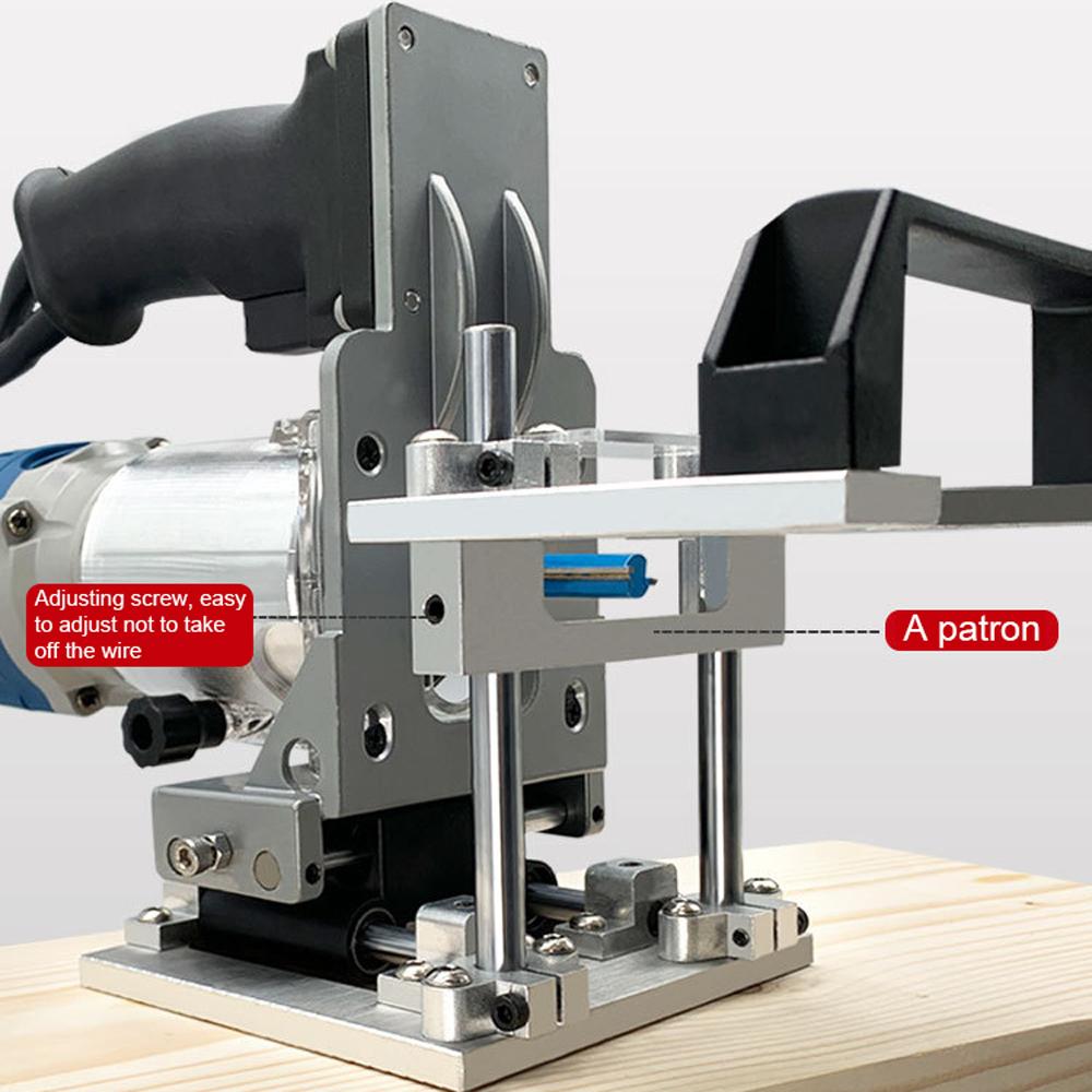 Стойка для пазовальной машины 2 в 1, портативная форма для вырубки пресс-форм, поддержка держателя обрезного резца, соединение
