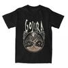 2025 Men Women Gojiras Rock Metal Band Printed T-shirt Loose Cotton Clothing Vintage Short Sleeve Tee Crew Neck Summer T Shirt