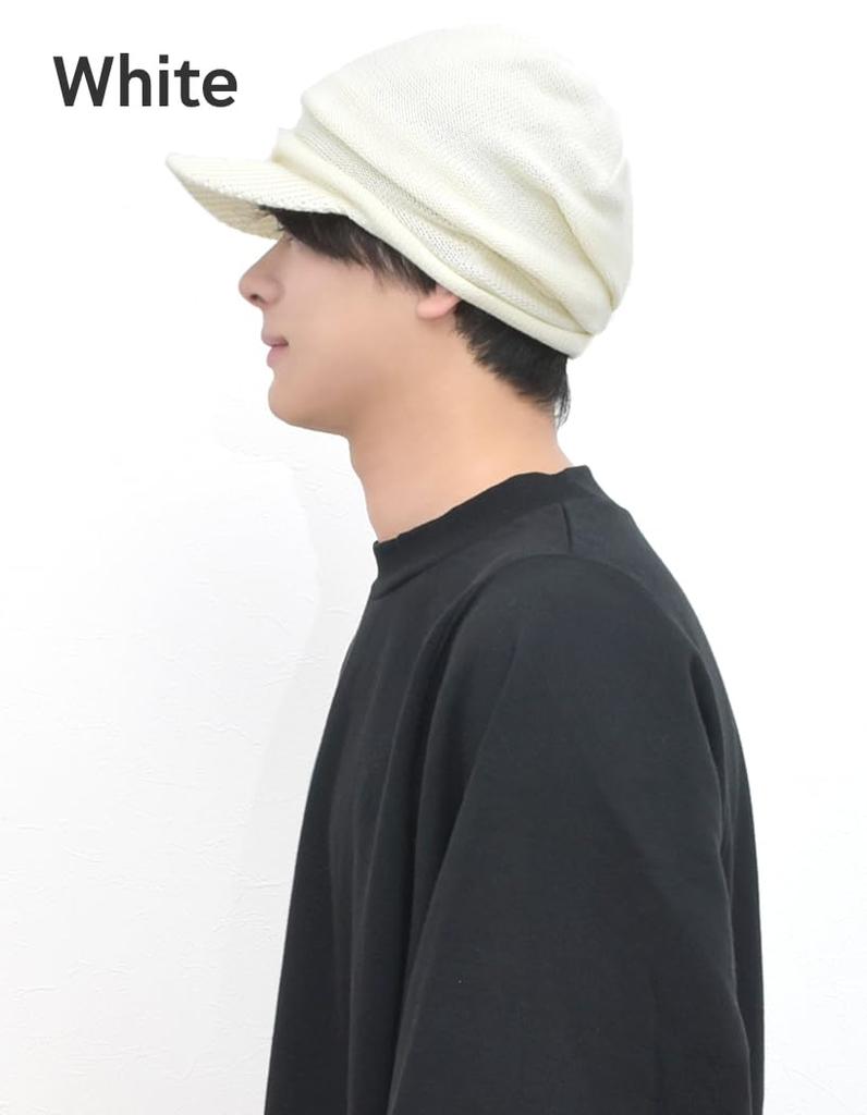 Вязаная шапка с полями, большой размер, хлопковая вязаная шапка, свободный размер, вязаная шапка, всесезонная, защита от холода, унисекс, хлопковая медицинская шапка, размер [Loo&c] для мужчин