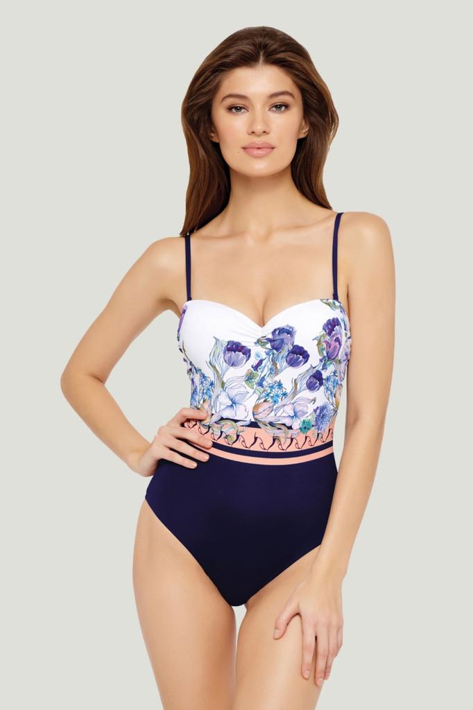 Сдельный купальник с принтом Marc & Andre (64989)