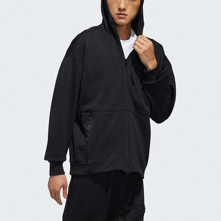 adidas Id Sweat Hd Повседневная Спортивная Куртка Мужская Черная Мужская ED1948