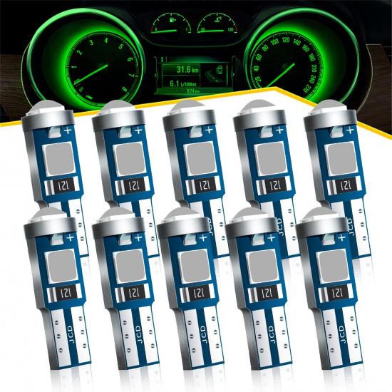 Antline T5 37 74 2721 PC74 PC37 LED Bulb White, Super Bright Canbus Error Free 12 Volt Replacements for Interior Dashboard Indicator trument Panel