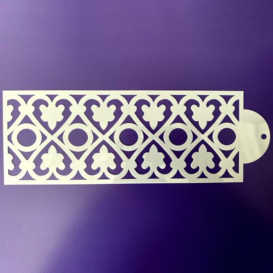 16 шт ПЭТ трафареты для торта с антипригарным покрытием уникальный домашний коврик для украшения ресторана