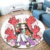 One Piece Boa Hancock Round Area Rug Carpet Rug For Living Room Bedroom Sofa Playroom Decor Nonslip Floor Mat