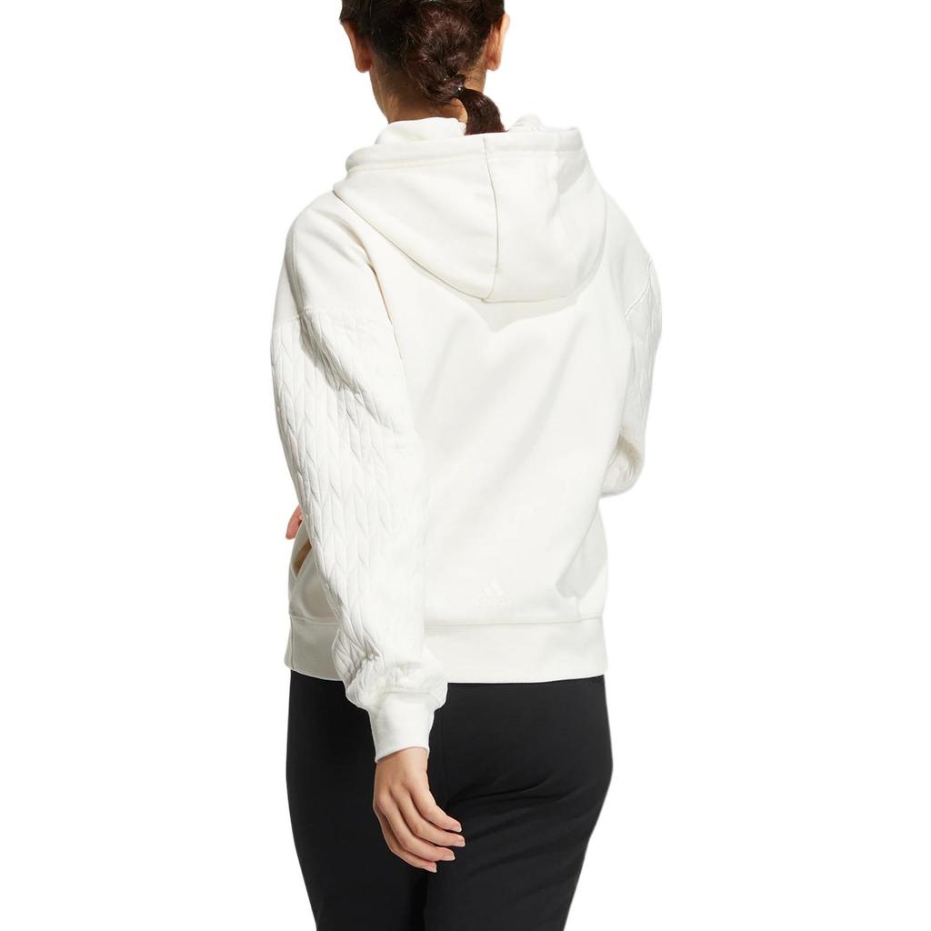 (WMNS) adidas Met Hoodie Asia Sizing 'White' Women's HM7104
