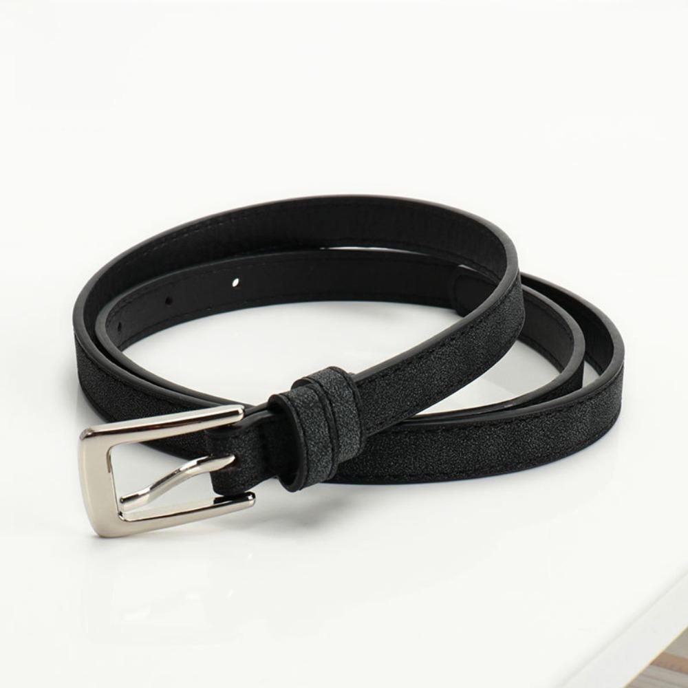 Ремень из замшевой кожи с пряжкой-штифтом, роскошный дизайн, матовый пояс, модный деловой пояс для талии для женщин