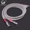XLR Wire Cords XSSH HIFI 7N PCOCC OFC Copper 2 Core Silver Plated 8MM Dia. CD Amplifier XLR Microphone Audio Cable Signal Line