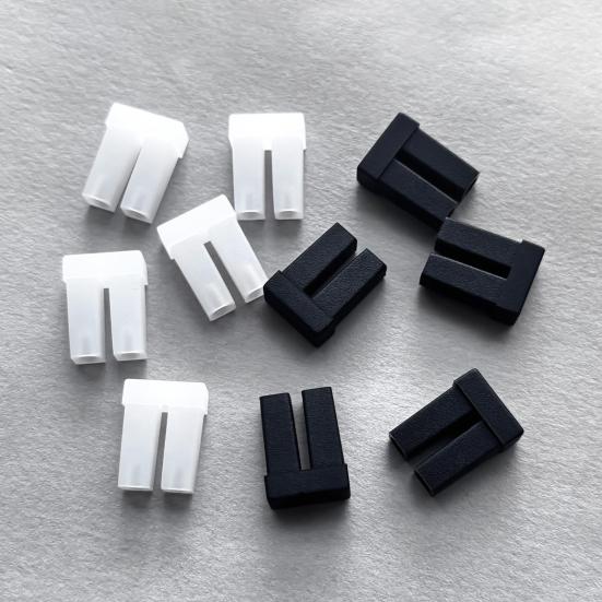 10 шт. Пылезащитные колпачки LC SFP XFP SFP+ Модуль оптического трансивера Оптическое волокно Дуплексные LC Черные Резиновые Пылезащитные Чехлы Протекторы Защиты