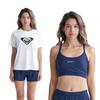 Roxy Navy Rush Бюстгальтер-бикини и купальник Женская футболка, Комплект, Верх, Низ, 3 предмета