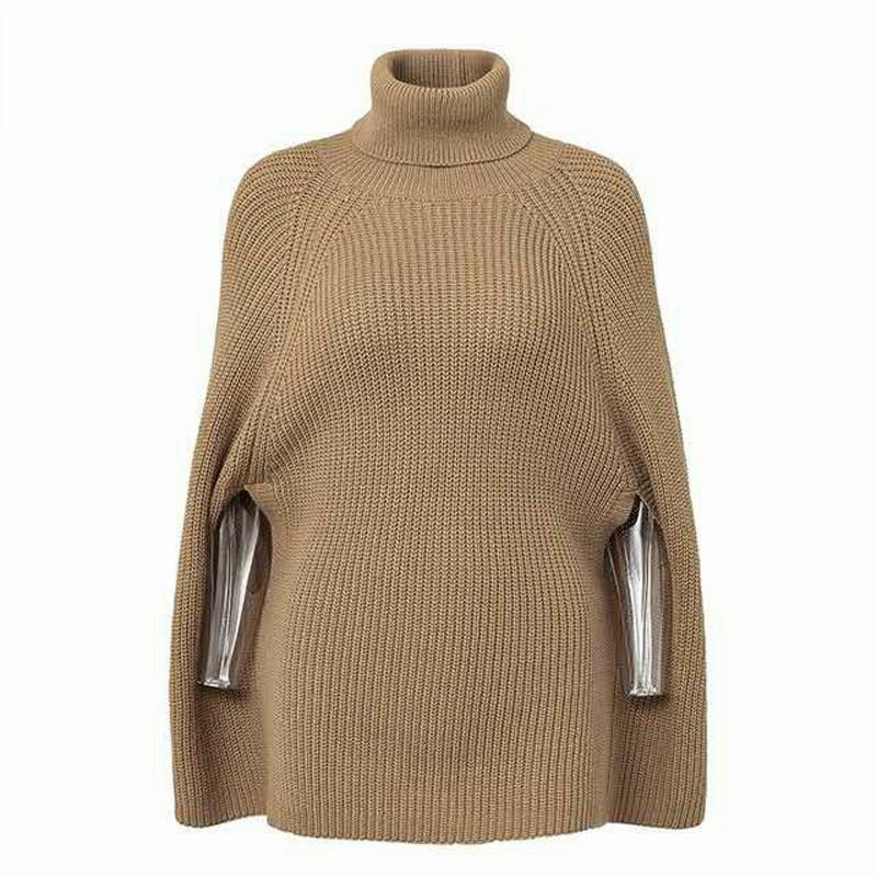 Sweater Women's Autumn New Cloak Poncho-style Fashion Knitted Shawl