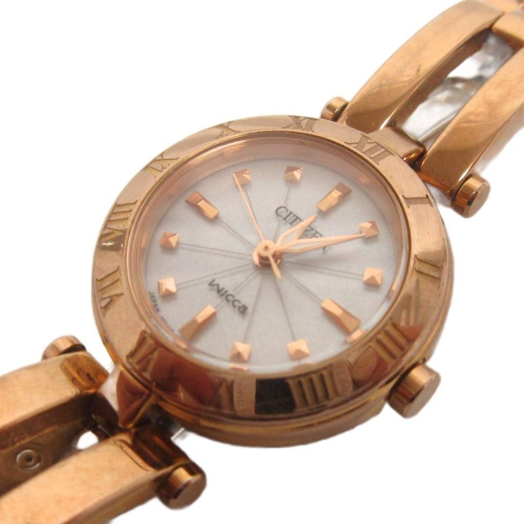 CITIZEN Solar Analog Watch White Dial Gold Color Watch Eco-Drive 3-Hand E031-S057272 GY99 Women's