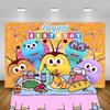Мультяшные фотофоны Bichi kids 1-й день рождения Декорация для Baby Shower Радужный муравей куклы друзья фотофон