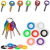 Yousheng Soft Key Fobs Hollow 24Pcs Fashion Silicone Locks Covers Keychain Accessory ARI