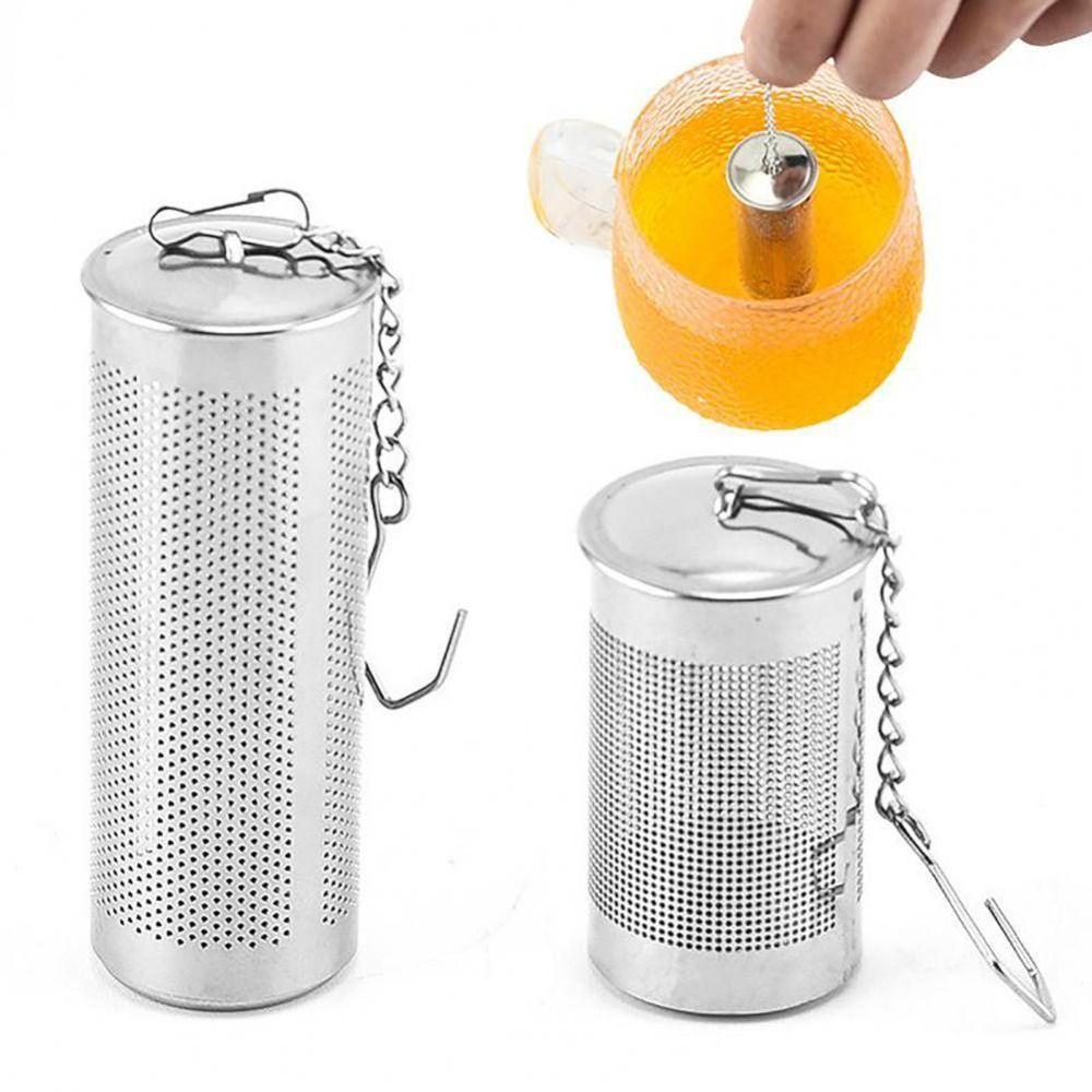 Steel Kitchen Cylindrical Multifunctional Tea Leak Seasoning Filter Tea Filter Tea Infuser