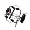 80KG Loading Capacity Foldable Kayak Trolley Energy-saving Two-wheeled Carrier Cart for Kayak Canoe