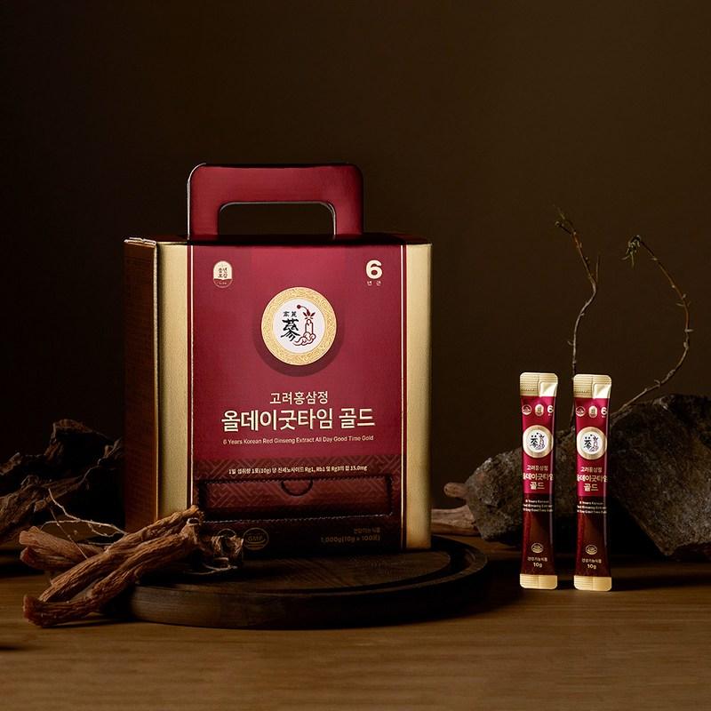 Pungnyeonbogam 6-year-old Korean Red Ginseng Extract All Day Good Time Gold, 1 Kg, 1 Unit