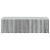 Wall Mounted Side Table Grey Sonoma 59 x 34.5 x 17 cm